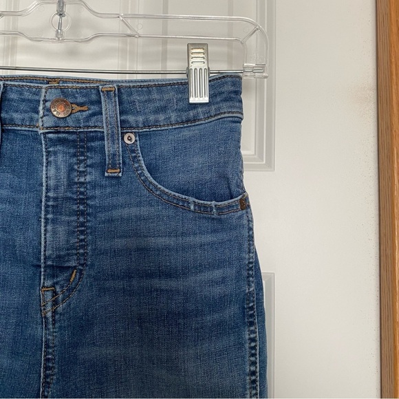 Madewell Curvy High-Rise Skinny Jeans: Drop Step-Hem Edition Size 24 - Picture 3 of 13